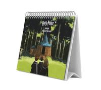 Grupo Erik Calendario Harry Potter 2026 sobremesa - Almanaque de mesa 2026 Con espacio para Anotar, Vista Mensual global, Ilustraciones y Base resistente (19,5 x 16,5cm)