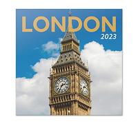 Grupo Erik, Calendario Londres 2023, Calendario 2023 pared con certificado FSC, Calendario mensual, 30x30 cm, Calendario ciudades, CP23056