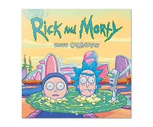 Grupo Erik - Calendario Rick y Morty Verde 2022 incluye póster de regalo - Calendario 2022 pared │ Calendario anual 2022 pared - Calendario mensual - Producto con licencia oficial