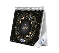 Grupo Erik Calendario sobremesa 2026 Astral - Almanaque de mesa 2026 Con espacio para Anotar, Vista Mensual global, Ilustraciones y Base resistente (19,5 x 16,5cm)