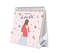 Grupo Erik Calendario sobremesa 2026 Español Ana Marín - Almanaque de mesa 2026 Con espacio para Anotar, Vista Mensual global, Ilustraciones y Base resistente (19,5 x 16,5cm)