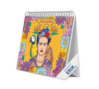 Grupo Erik Calendario sobremesa 2026 Frida Kahlo - Almanaque de mesa 2026 Con espacio para Anotar, Vista Mensual global, Ilustraciones y Base resistente (19,5 x 16,5cm)