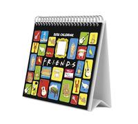 Grupo Erik Calendario sobremesa 2026 Friends - Almanaque de mesa 2026 Con espacio para Anotar, Vista Mensual global, Ilustraciones y Base resistente (19,5 x 16,5cm)