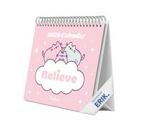 Grupo Erik Calendario sobremesa 2026 Pusheen - Almanaque de mesa 2026 Kawaii : Planificador mensual Con espacio para Anotar, Vista Mensual global, Ilustraciones y Base resistente (19,5 x 16,5cm)
