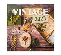 Grupo Erik, Calendario Vintage 2023, Calendario 2023 certificado FSC, Calendario mensual, 30x30 cm, CP23073, Pared
