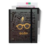 Grupo Erik - Carpeblock 4 anillas Gafas, Harry Potter, A4 (26x32 cm) CBK0068