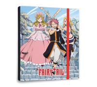 Grupo Erik Carpeta 2 anillas troquelada premium Fairy Tail - Archivador A4 - Carpeta anillas tapa dura/Carpeta 2 anillas Fairy Tail - Carpeta anillas A4 - Vuelta al cole material escolar