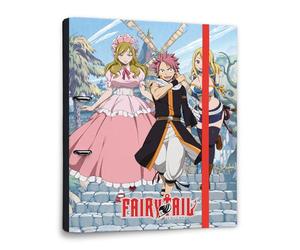 Grupo Erik Carpeta 2 anillas troquelada premium Fairy Tail - Archivador A4 - Carpeta anillas tapa dura/Carpeta 2 anillas Fairy Tail - Carpeta anillas A4 - Vuelta al cole material escolar