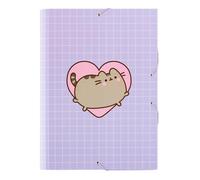 Grupo Erik Carpeta Escolar A4 Gato Pusheen Cat - Carpeta Solapas de Tapa Dura con Gomas | Carpetas Archivadoras para Niños y Niñas