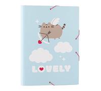 Grupo Erik Carpeta Escolar A4 Pusheen Love - Carpeta solapas Tapa Dura Infantil con gomas | Material escolar para Vuelta al cole, Para Niños y Niñas