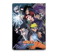 Grupo Erik Carpeta solapas Premium Naruto - Carpeta A4 - Carpeta clasificadora escolar/Carpeta portafolios - Carpeta clasificadora cartón - Carpeta gomas A4 - Vuelta al cole material escolar