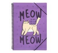 Grupo erik carpeta fundas plastico a4 gato meow meow - carpeta clasifi