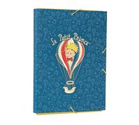 Grupo Erik Carpeta rígida con elástico El Pequeño Principe | Carpeta portadocumentos A4, 34 x 25,5 cm, ideal como carpeta portadocumentos expandible, carpeta rígida con goma | Licencia Oficial