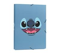 Grupo Erik Carpeta solapas premium Disney Stitch Tropical - Carpeta A4 - Carpeta clasificadora escolar/Carpeta portafolios - Carpeta gomas A4 -Vuelta al cole material escolar