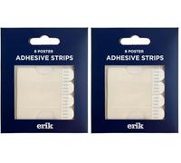 Grupo Erik Cinta Adhesiva Doble cara, Cuelga Fácil especial Posters pared, Tiras Adhesivas 8 unidades, Material escolar y papelería (Paquete de 2)