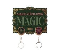 Grupo Erik Colgador llaves pared Wicked con 3 Llaveros Originales Extraibles Magnéticos para niños o adultos - Cuelga llaves para Entrada del Hogar (Incluye Anclajes) │ Decoración Hogar