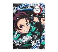 Grupo Erik Cuaderno A5 punteado Demon Slayer - Journaling notebook A5, Bloc de notas, Bullet journal - Cuadernos tapa dura con marcapáginas, 192 págs