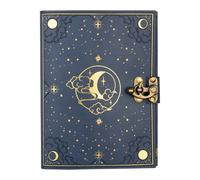 Grupo Erik Cuaderno A6 hojas blancas Astral - Journaling notebook | Bloc de notas A6 para Regalo mujer - Diario personal con cubiertas Piel Vegana, 180 págs de Alto gramaje