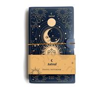 Erik Cuaderno de viaje Astral – Diario personal en cuero sintético, libreta de bolsillo 19,6x12 cm