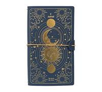 Erik Cuaderno de viaje Astral – Diario personal en cuero sintético, libreta de bolsillo 19,6x12 cm