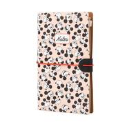 Grupo Erik Cuaderno de viaje Disney Mickey 100 Aniversario - Cuaderno de notas - Cuaderno cuero sintético 19,6X12cm | Diario personal niña - Bloc notas rosa - Cuaderno Mickey, licencia oficial