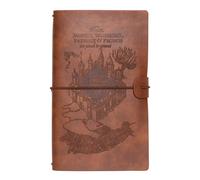 Grupo Erik Cuaderno de viaje Harry Potter - Diario de viaje (Travel Journal: Cuero sintético) Harry Potter regalos | Diario personal: Libreta de bolsillo pequeña, 19,6x12 cm