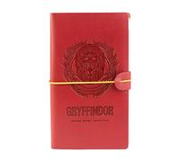 Grupo Erik Cuaderno de viaje Harry Potter Gryffindor - Diario de viaje (Travel Journal : Cuero sintético) Harry Potter regalos | Diario personal : Libreta pequeña de bolsillo, 19,6x12 cm
