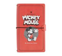 Grupo Erik Cuaderno de viaje Mickey - Diario de viaje (Travel Journal : Cuero sintético) | Diario personal : Libreta pequeña de bolsillo, 19,6x12 cm