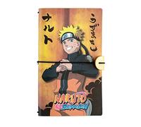 Grupo Erik Cuaderno de viaje Naruto - Cuaderno de notas - Cuaderno cuero sintético 19,6X12 cm - Cuaderno anime | Diario personal - Bloc notas - Naruto accesorios papelería - Licencia oficial