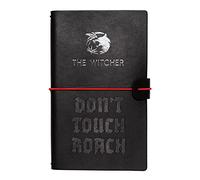 Grupo Erik Cuaderno de viaje The Witcher - Cuaderno de notas - Cuaderno cuero sintético 19,6X12 cm | Diario personal niño - Bloc notas negro - Cuaderno viaje, licencia oficial