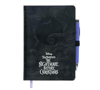 Grupo Erik Cuaderno Disney Pesadilla antes de Navidad con boligrafo proyector - Cuaderno A5 Premium - Cuaderno punteado/Libreta A5 hojas blancas - Cuaderno notas - Bloc de notas A5