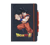 Grupo Erik Cuaderno Dragon Ball Super Goku con boligrafo proyector - Cuaderno A5 Premium - Cuaderno punteado/Libreta A5 hojas blancas - Cuaderno notas - Bloc de notas A5