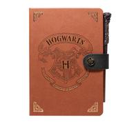 Erik Cuaderno Harry Potter A5 punteado con bolígrafo varita, cubiertas rígidas PU con marcapáginas