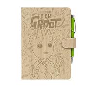 Cuaderno Marvel Groot : Cuaderno A5 punteado con Boli - Diario personal o Journaling notebook A5 | Bullet journal - Cuadernos tapa dura con marcapáginas, 192 págs