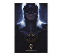 Grupo erik dc comics the flash, batman - lamina decorativa/póster bat
