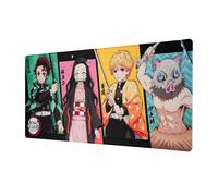 Grupo Erik Demon Slayer Alfombrilla Escritorio - Alfombrilla ratón XXL | Mousepad, Protector escritorio, , Merchandising Oficial, Impermeable y Antideslizante (80X35 cm)