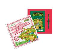 Grupo Erik Diario Personal A5 Punteado Tortugas Ninja + Boli | Journaling Notebook - Cuaderno con Separadores; Tapa Dura con Marcapaginas y Bolsillo Interior, 192 págs | Regalos Cumpleaños Niños