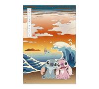 Erik Póster Disney Stitch Japan – Lámina decorativa 61x91,5 cm a todo color