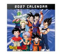 Grupo erik dragon ball calendario 2027 pared - almanaque 2027 30x30cm