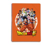 Erik Carpeta clasificadora A4 Dragon Ball Super – 30 fundas plástico duro transparentes espiral