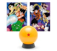 Puzzle Dragon Ball Z Bolas de Dragon Coleccionable (1/7) - 2 Rompecabezas Goku en 1: 98 Piezas (18x26cm) | Figuras Dragon Ball - Dragon Ball Regalos : Dragon Ball Manga - Radar Bolas de Dragon