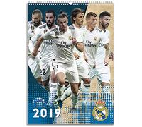 Grupo Erik Editores CPA319002 - Calendario 2019 Real Madrid, 29 x 41 cm, A3