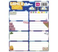 Grupo Erik Editores – Etiquetas Gamer – 15.8 x 20 cm – gr