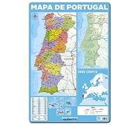 Grupo Erik Editores Lamina Didactica en Portugues Mapa De Portugal