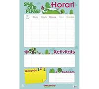 Grupo Erik Editores Lamina Educativa Catalan Horario Escolar