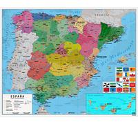 Grupo Erik Editores MPGE0219 - Mini póster mapa de España, 40 x 50 cm