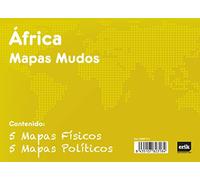 Grupo Erik Editores Pack 10 Mapas Mudos Africa Politica Fisica