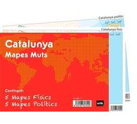 Grupo Erik Editores Pack 10 Mapas Mudos en catalán Catalunya Politica Fisica