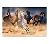 Grupo Erik Editores Poster Five Horses