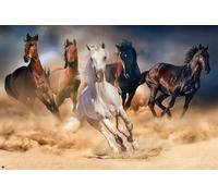 Grupo Erik Editores Poster Five Horses